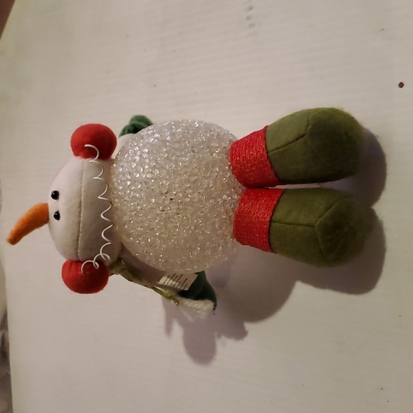 New Lighted changing colors Snowman about 9" Home Interiors - Picture 4 of 7